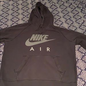 Nike Air logo sweatshirt rare black large